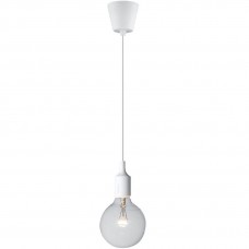 Φωτιστικό Κρεμαστό Μονόφωτο Σιλικόνης E27 230V Λευκό 955SAILOR16/WH